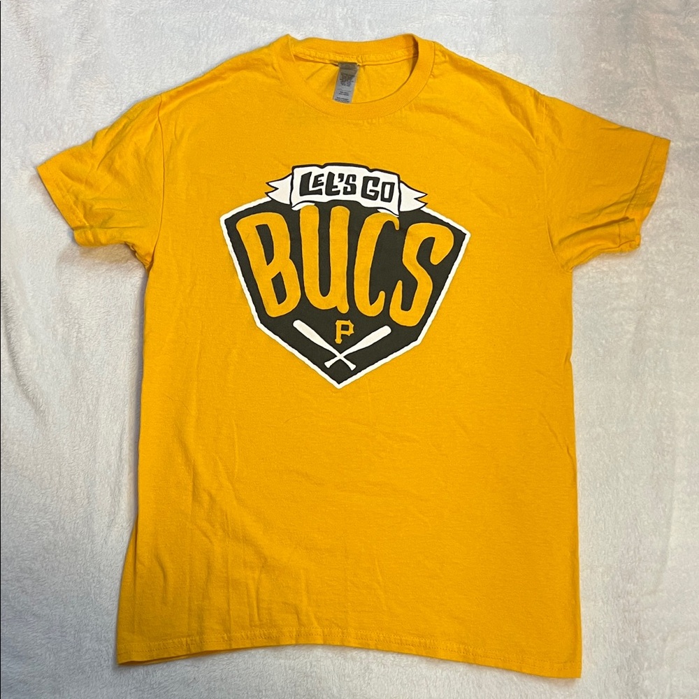 Pittsburgh Pirates "Let's Go Bucs" Stadium Giveaway T-Shirt Size S